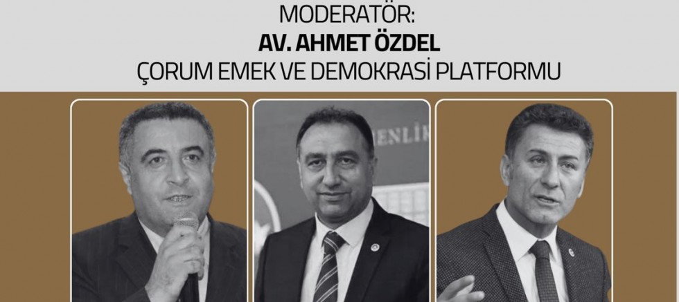 Çorum Devlet Tiyatrosu'nda Önemli Panel: 