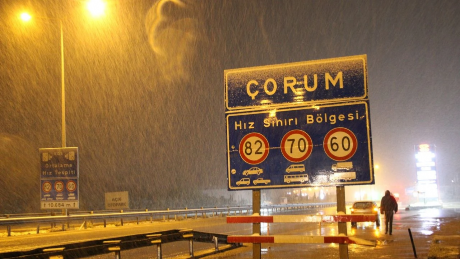 Çorum'da Nisan karı