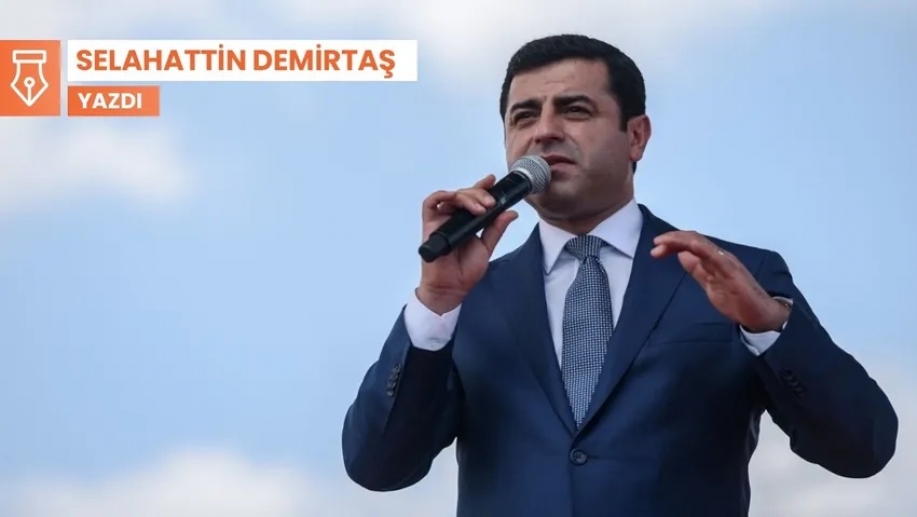 Demirtas gazete duvara yazdi