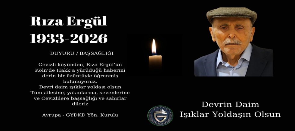 DUYURU / BAŞSAĞLIĞI