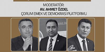 Çorum Devlet Tiyatrosu'nda Önemli Panel: 