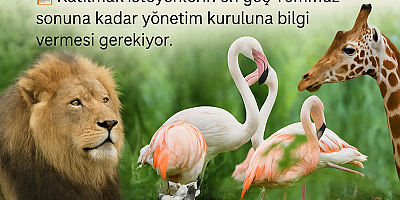 DUYURU – SAFARİ ZAMANI!